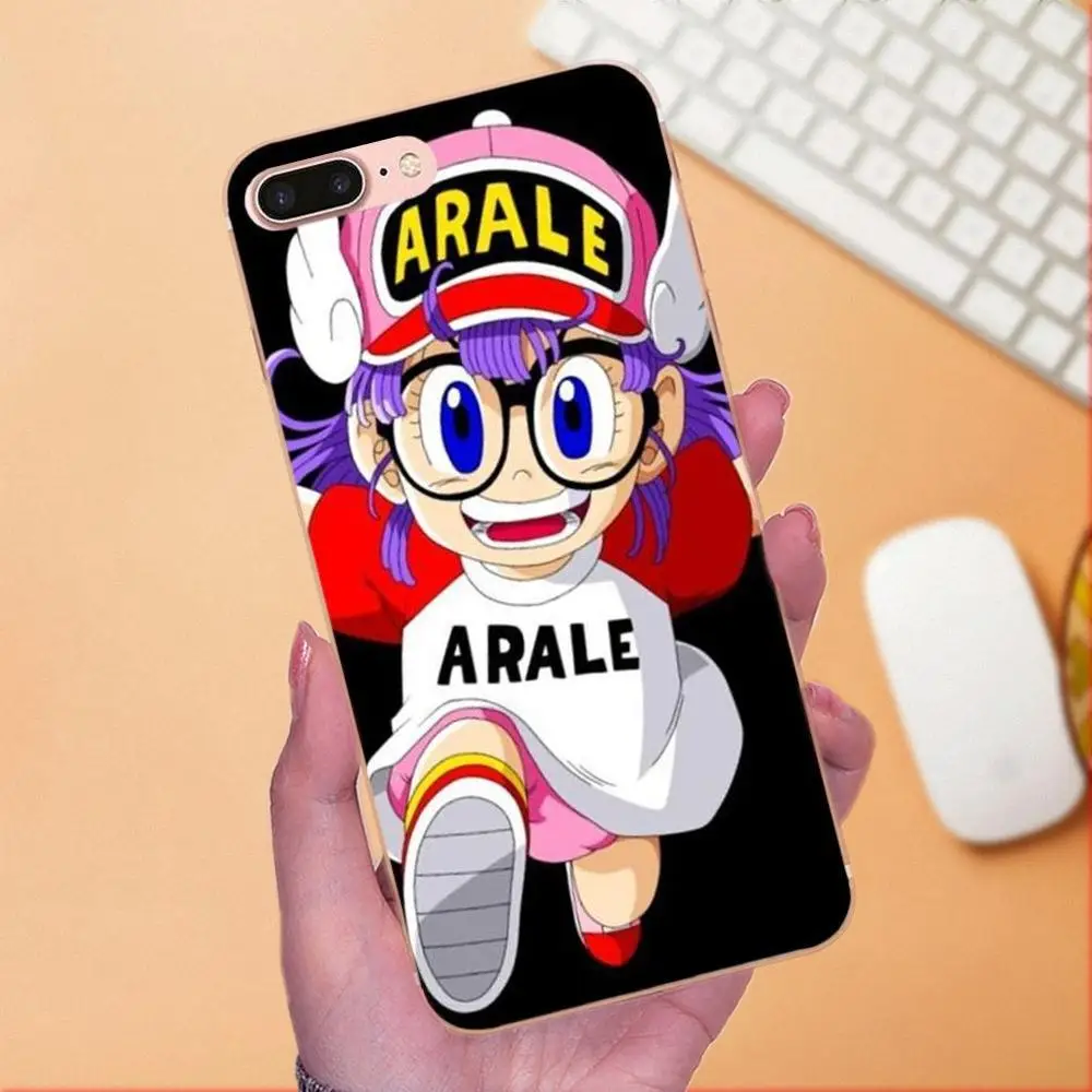 Аниме Dr. Slump Arale маленькую девочку samsung Galaxy Note 5 8 9 S3 S4 S5 S6 S7 S8 S9 S10 mini Edge рlus Lite мягкий