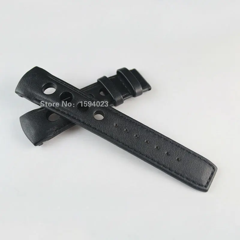 20mm T044430A PRS516 Watch Strap Durable Soft Genuine Leather T044 Watchband Wrist Bracelet T044417 Watches Man Group Black