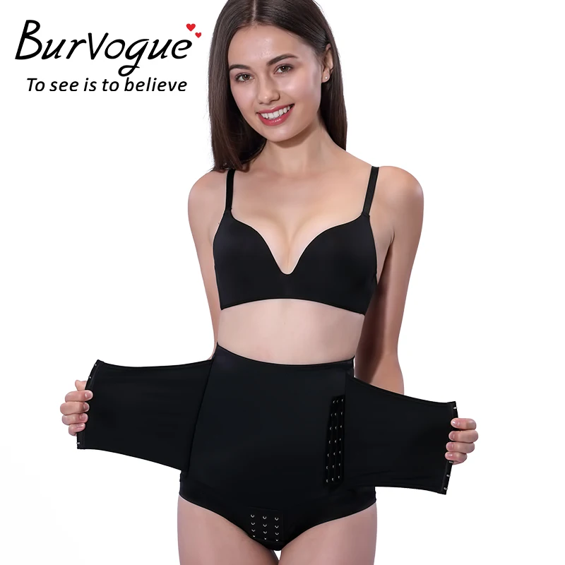 Burvogue Для женщин Высокая Талия утягивающее белье для похудения и коррекции фигуры