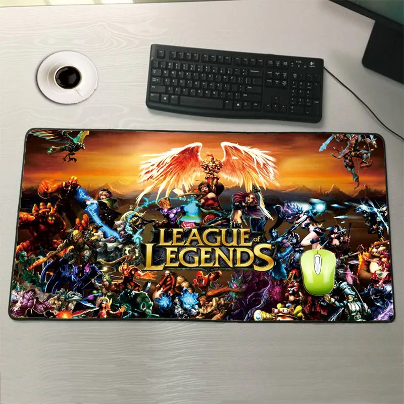 Большой коврик для мыши Mairuige Shop League of Legends 900x400 мм ноутбука компьютерный лучшие