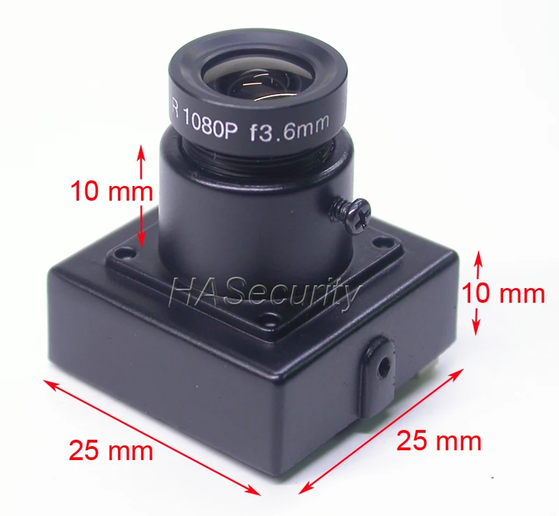 Мини блок 25x25x10 мм фотокамера AHD H / CVBS 1/2.8 &quotSony STARVIS IMX307 CMOS + NVP2441 модуль камеры