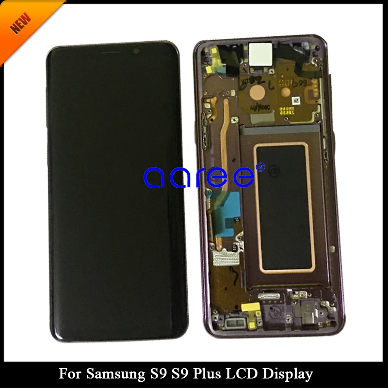 100% супер AMOLED ЖК-дисплей для Samsung S9 LCD G960 PLUS ЖК-экран сенсорный дигитайзер в сборе |