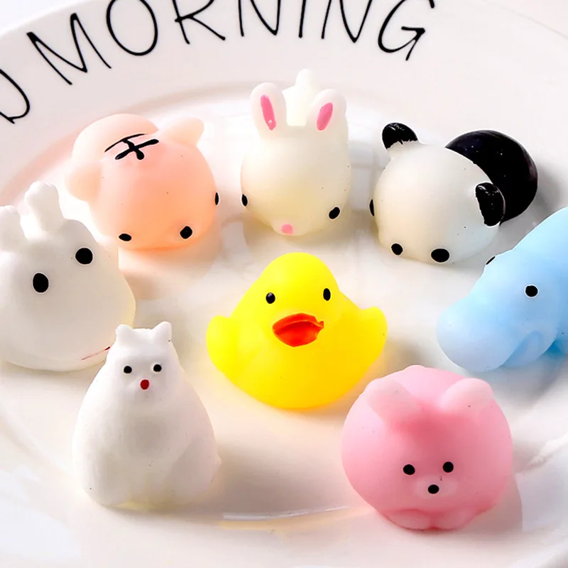 Милые животные антистрессовый мяч игрушка для снятия стресса мягкие сжимаемые