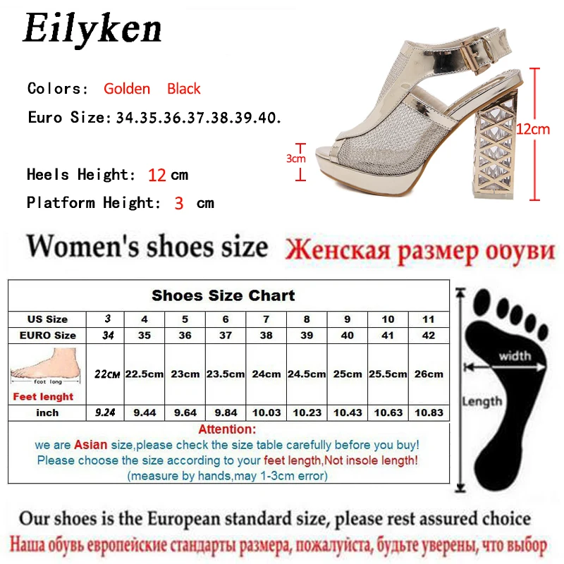 Eilyken; коллекция года; летние женские босоножки на платформе с открытым носком; женская повседневная обувь на ремешке с пряжкой; Верхняя одежда; размеры 34-40
