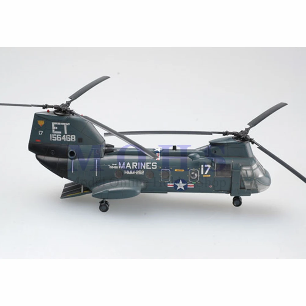 EASY MODEL scale model 37002 1/72 assembled helicopter CH64 seaknight finished heli Sea Knight CH-46F ET17 | Игрушки и хобби