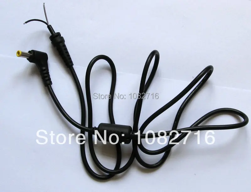 

10pcs L-shaped DC 5.0 x 3.0mm + pin 90 Right Angle cable power adapter connector cord For Samsung Laptop/Notebook,Free shipping