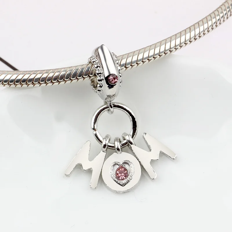 Новинка бесплатная доставка посеребренные бусины сплав Идеальная Мама