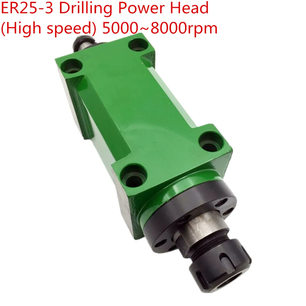 

ToAuto 1500W 1.5KW 2hp Power Head CNC Drilling Cutting Machine Lathe Tool Spindle Head Max. 5000-8000rpm High Speed