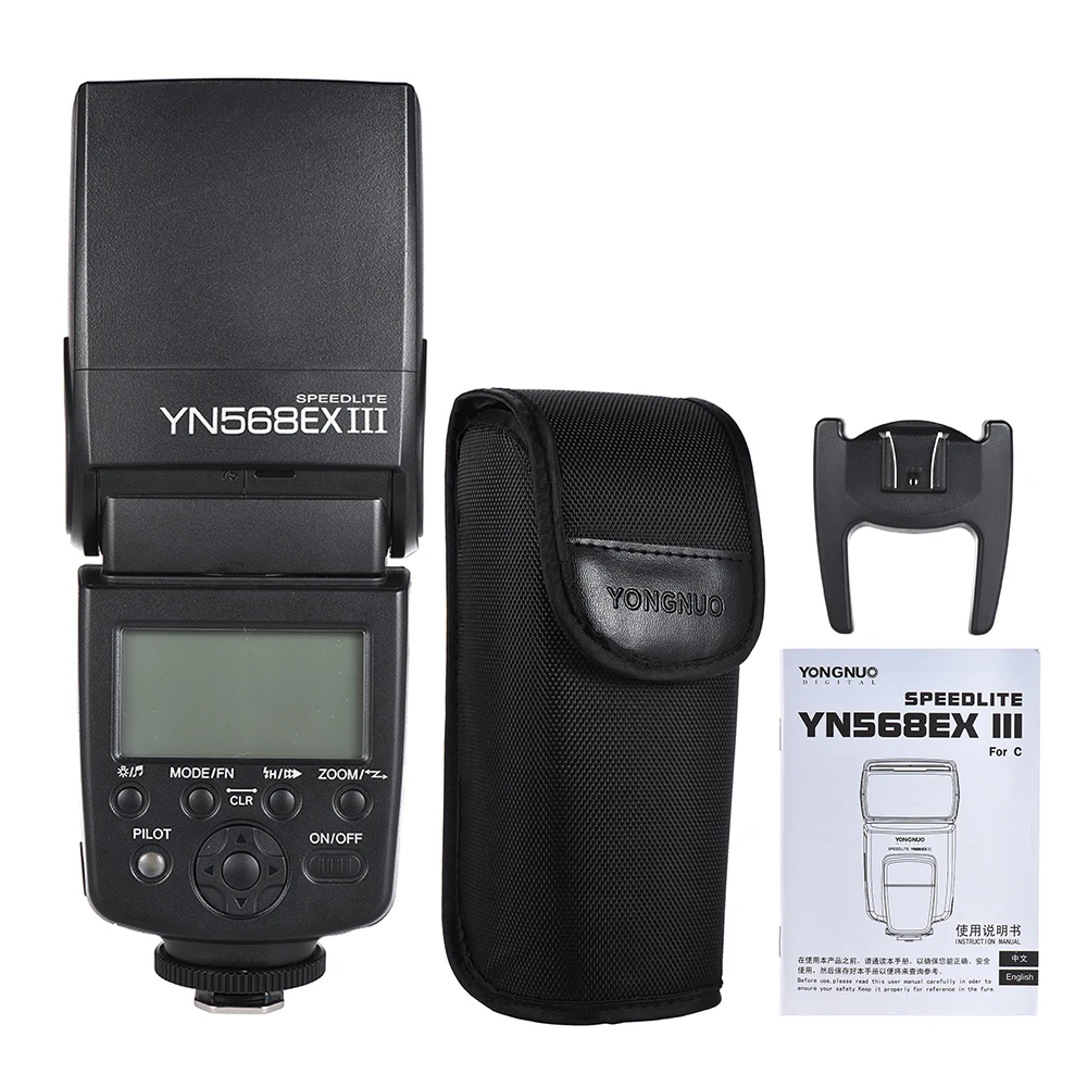 Беспроводная вспышка YONGNUO YN568EX III TTL HSS для Canon 1100d 650d 600d 700d Nikon D800 D750 D7100 D5200 D3100 |