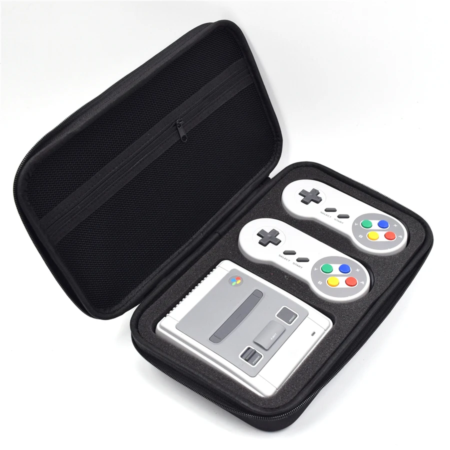 Жесткий Дорожный Чехол для переноски сумка на молнии SNES Classic & Аксессуары SFC Family
