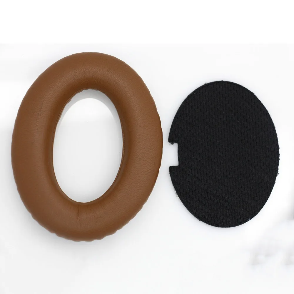 1 пара протеиновых кожаных сменных амбушюров для Bose QC15 QC2 QC25 AE2 AE2i коричневые