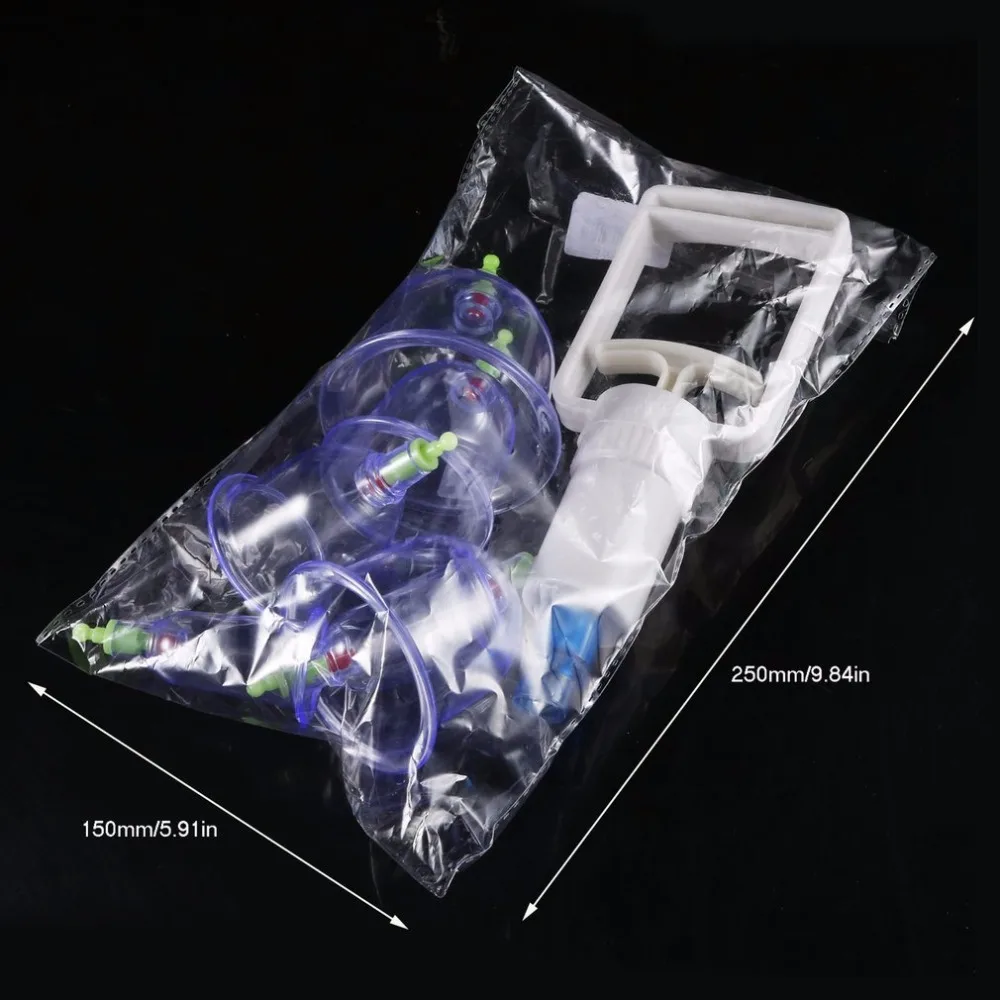 6 шт./компл. китайский медицинский вакуум медицинские банки для терапии тела