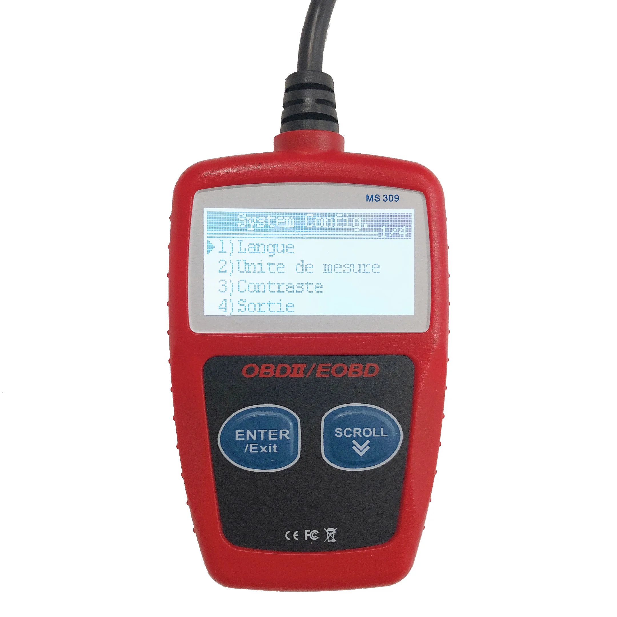 MaxiScan MS309 Auto Car Scanner OBDII/EOBD OBD2 Universal Car Code Reader Work For US&Asian&Euro Vehicel Powerful than ELM327