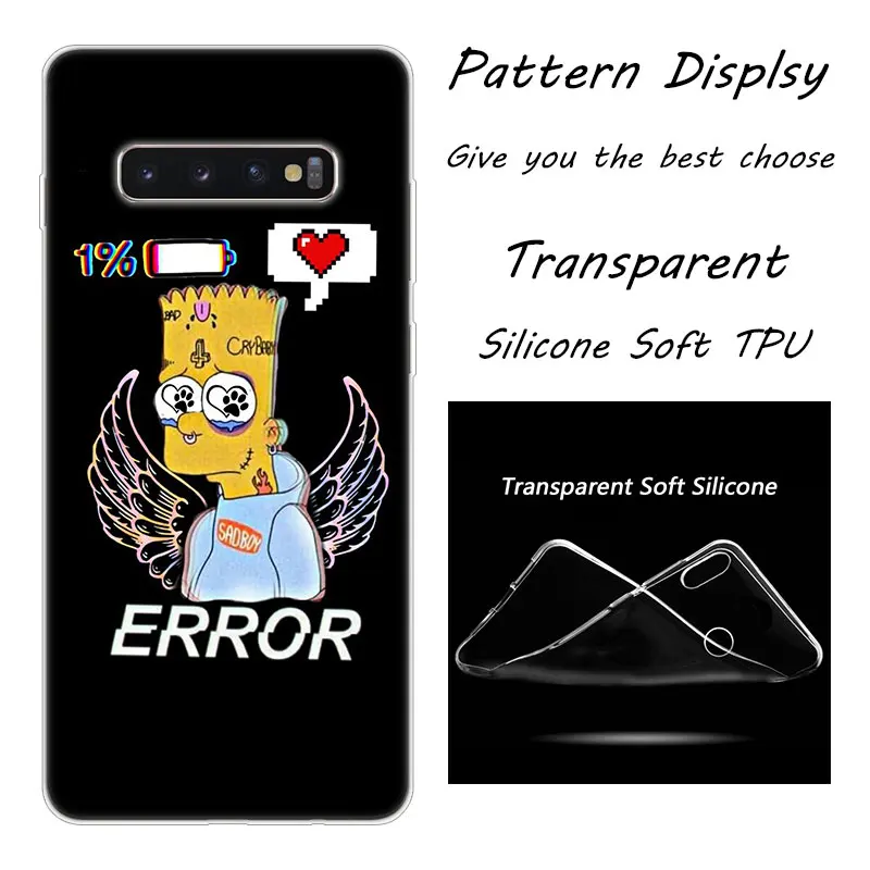 008 Популярный Мягкий силиконовый чехол Homer Simpson для samsung Galaxy S10 S9 S8 Plus S7 Edge A6 A8 Plus A7 A9 A5 Модный чехол - Цвет: 008