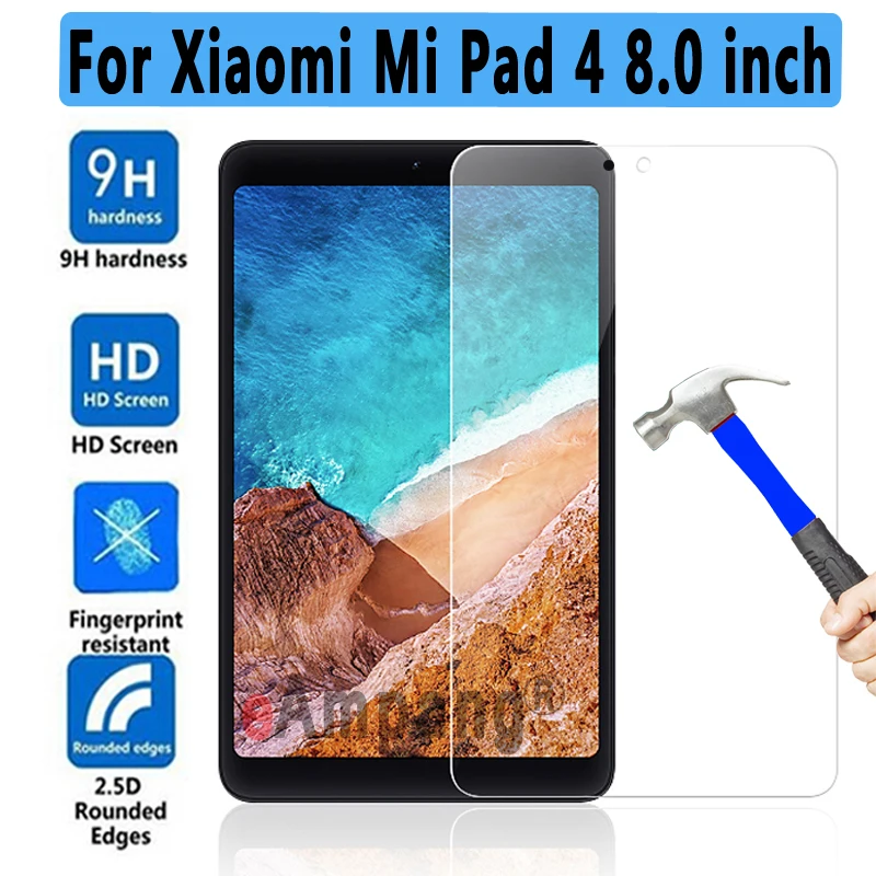 Высококачественное закаленное стекло 9H HD для Xiaomi Mi Pad4 8 0/4 Plus 10 1 Защита экрана Pad 4