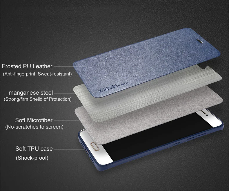 X Level Book Flip PU кожаный чехол для Samsung Galaxy S10 Ультратонкий PLUS + Funda Capa Stand S10e