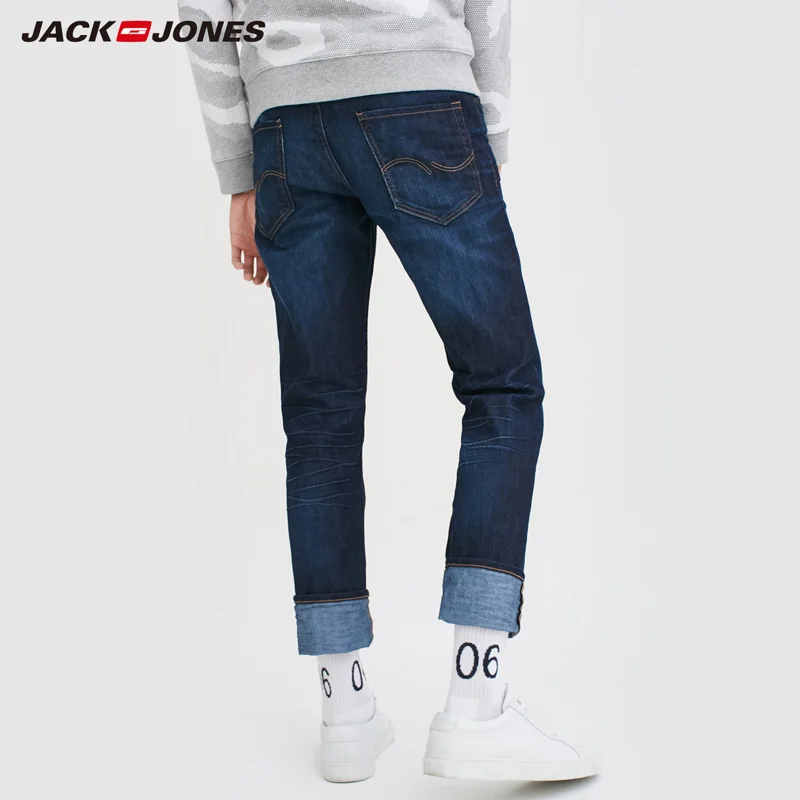 Jack Jones 2018 Новинка мужские джинсы 74% хлопок нательный фасон брюки застёжка YKK штаны