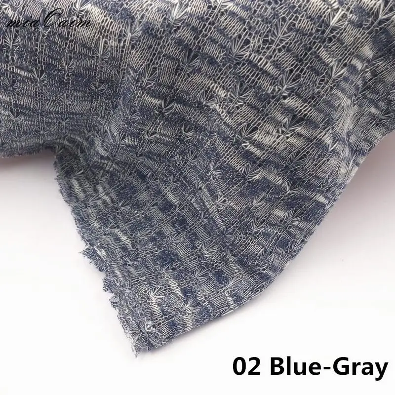 Blue Gray 140x100 Акриловое вязаное одеяло для новорожденных реквизит для фотосъемки аксессуары Фотофон корзина наполнитель для студии - Цвет: Blue Gray 140x100