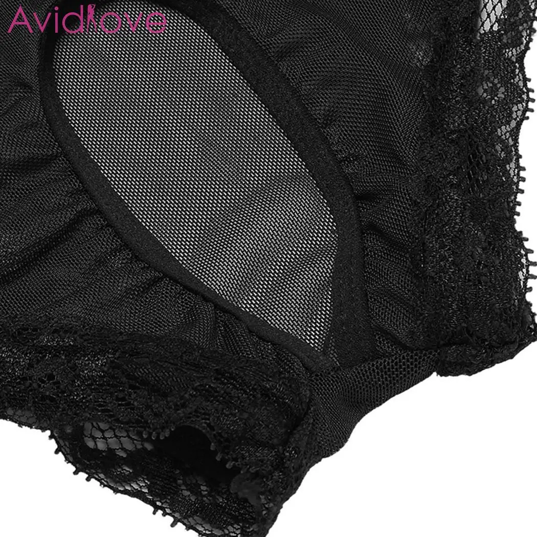 Avidlove Женское боди с чулками кружевное сексуальное нижнее белье открытая