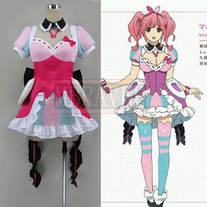 Макросс Дельта Makina Nakajima Косплей Костюм|cosplay costume women|costume scarfcostume fans |