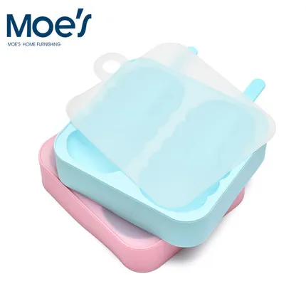 

Silicone ice cube tray ice cream mold boxe Popsicles kitchen tools