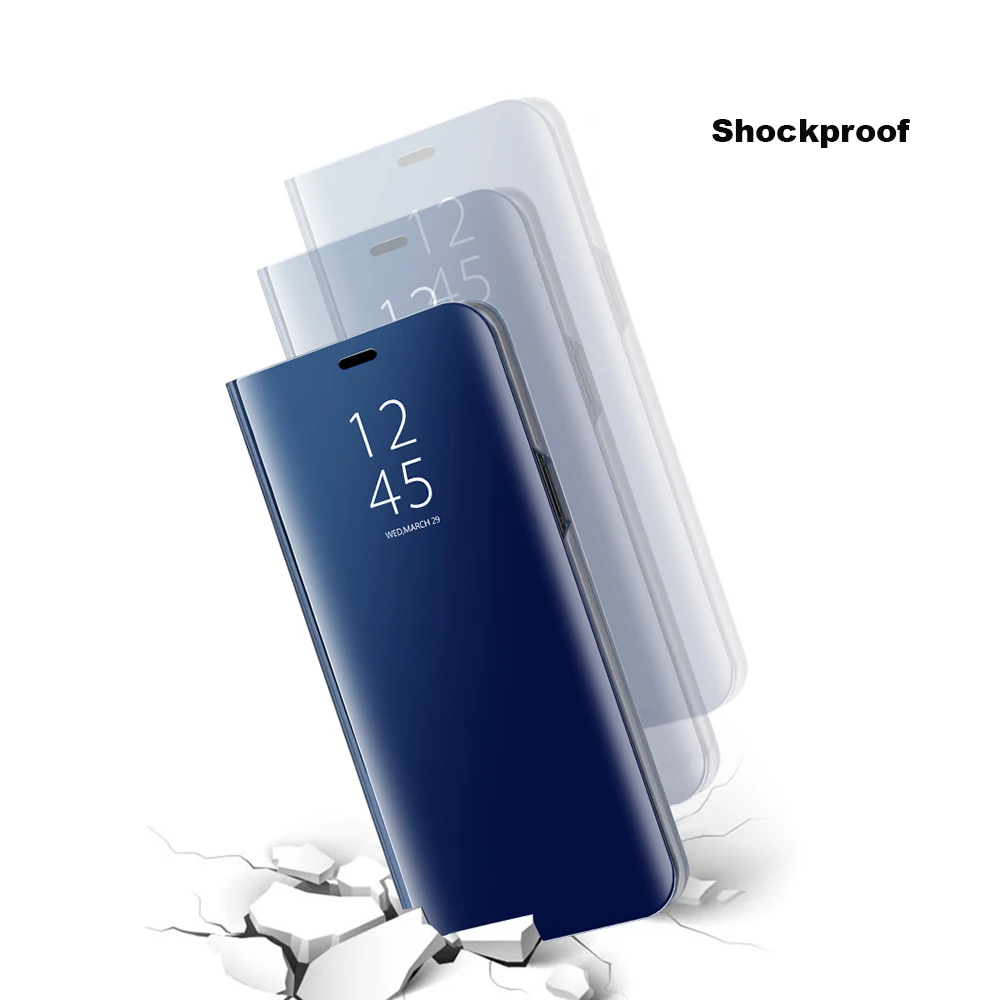 Bouden Smart mi rror View флип-чехол для Xiao x Note красный 5 плюс Примечание 5A прозрачный вид