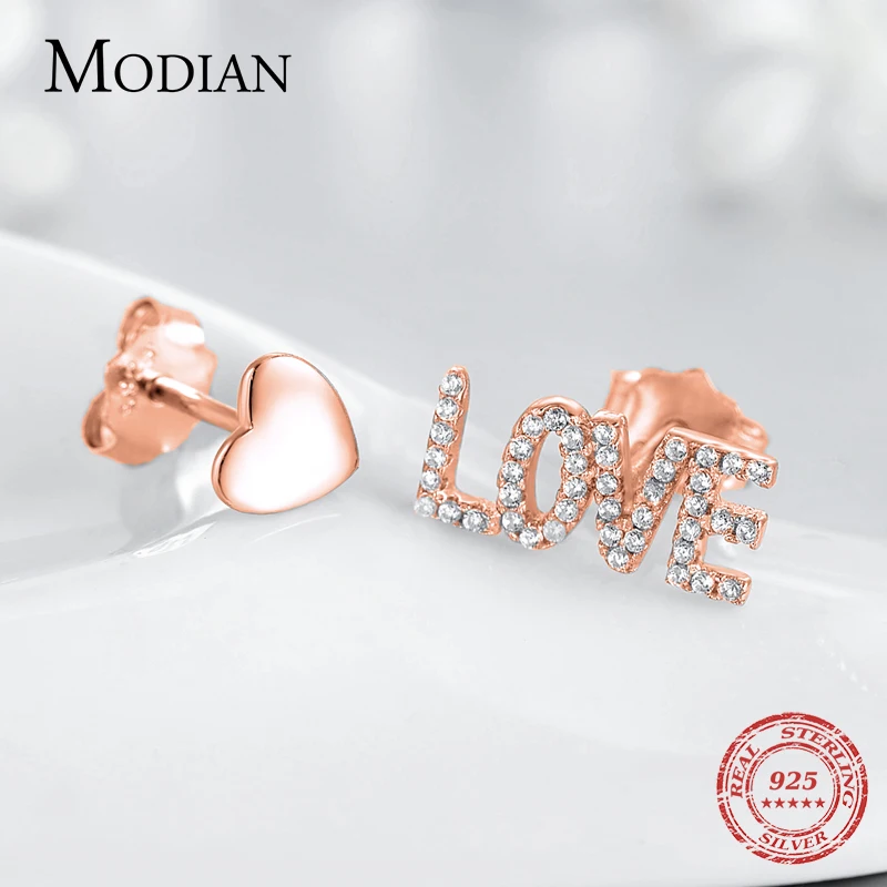 Modian Новое поступление 100% Стерлинговое Серебро 925 пробы 6 стилей Ins модная надпись