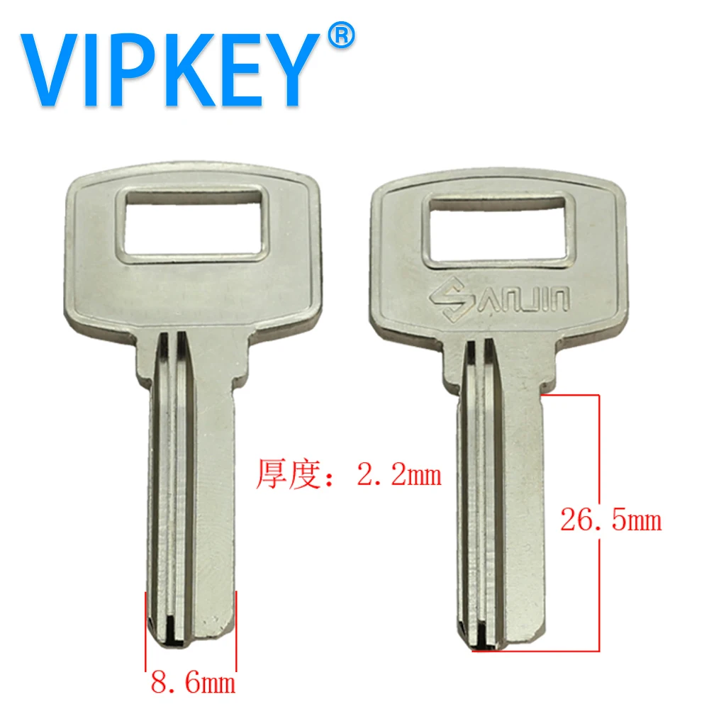 

B395 Wide in front of KFC 8.6mm blank key
