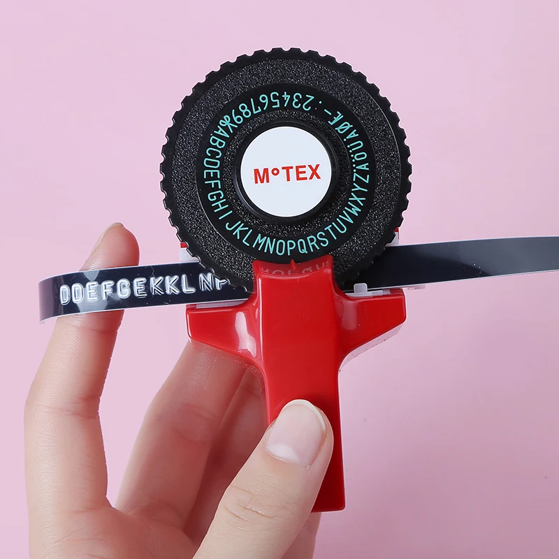 ABS Mini 3D тиснение корейский Motex E101 принтер для этикеток ручное Dymo 9 мм этикеточная