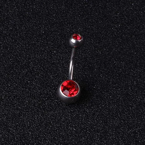 C 20 шт./лот 15G 1,4*10*5/8 мм Титан с кристальными камнями пупка кольца живота Бары пупка ювелирные изделия для пирсинга Ombligo Nombril - Окраска металла: C