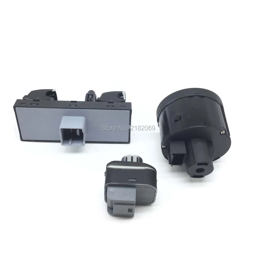 Хромированная фара + окно управления Регулируемый переключатель зеркала для VW