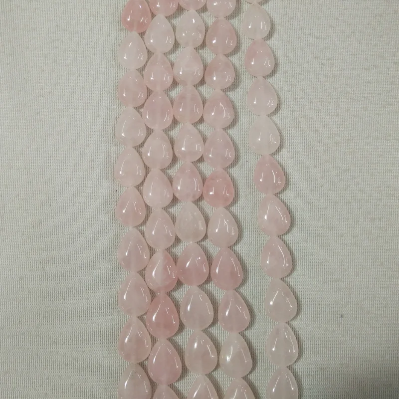 

Wholesale 42pcs/lot 13X18mm Fashion natural quartz stone drop CAB CABOCHON teardrop spacer beads for jewelry making free