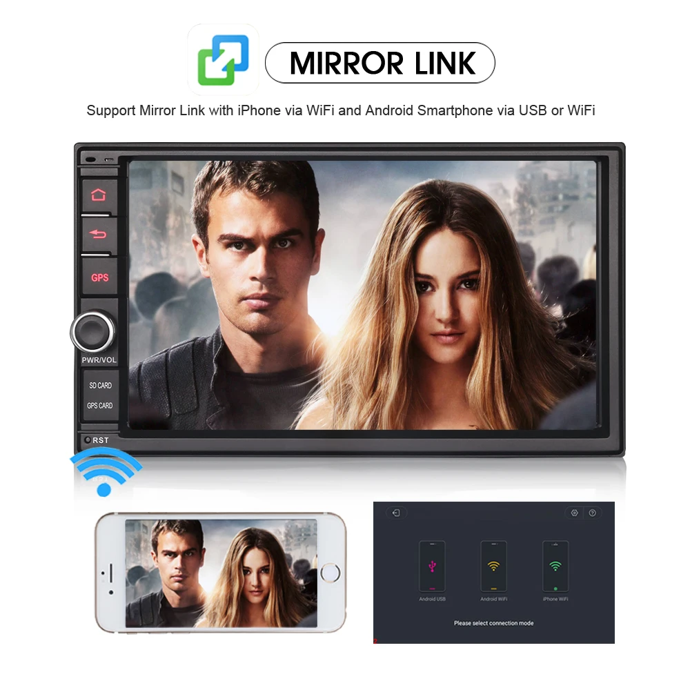 2 Din 7 &quotУниверсальный DAB + Android 8 0 СБ Navi MP3 Bluetooth Wi Fi OBD2 DVB T2 DVR 3G USB BT Авторадио RDS