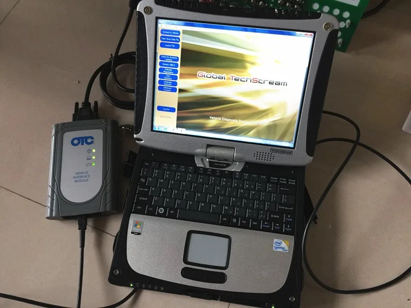 

GTS OTC VIM OBD Scanner Tool for T-oyota IT3 Global Techstream V17.00.020 with cf-19 (i5, 4g) laptop software installed full set