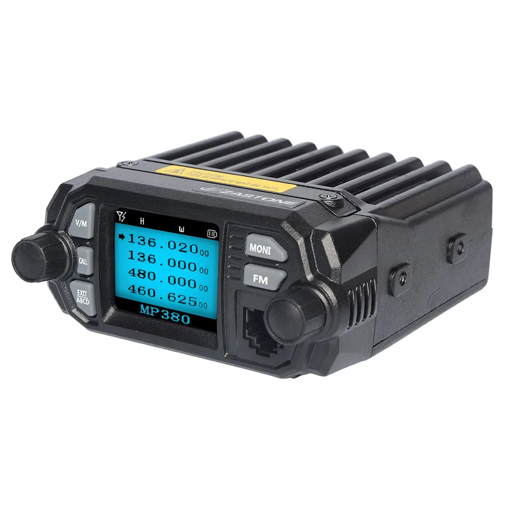 Рация Zaston MP380 VHF 136 174MHz UHF 400 480MHz двухдиапазонный мобильный радиоприемник дальний