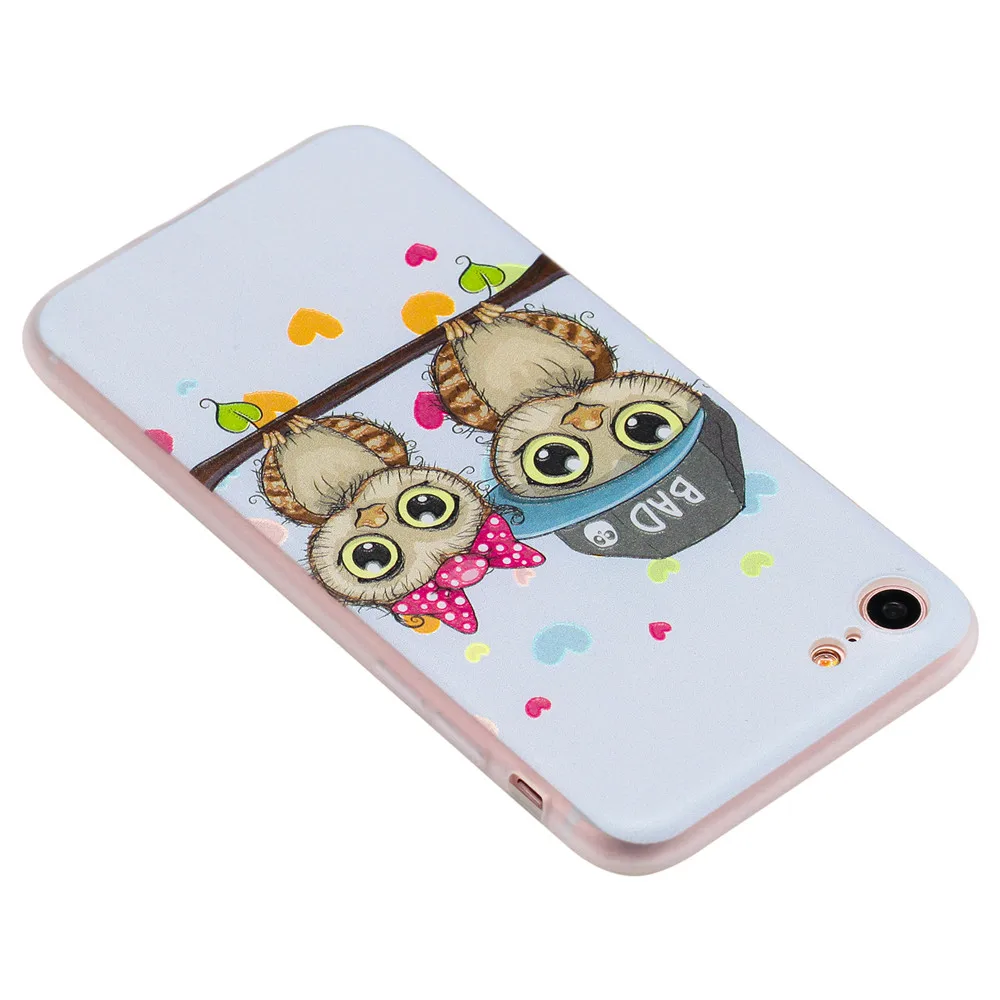 Для Apple iPhone 7 iPhone7 милый мультфильм мягкий силиконовый роскошный прозрачная