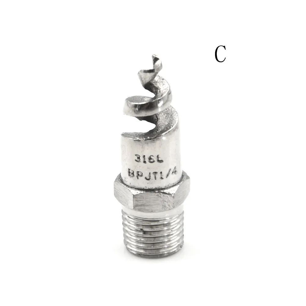 1 шт. спиральная конусная Распылительная насадка из нержавеющей стали 1/4 дюйма 3/8