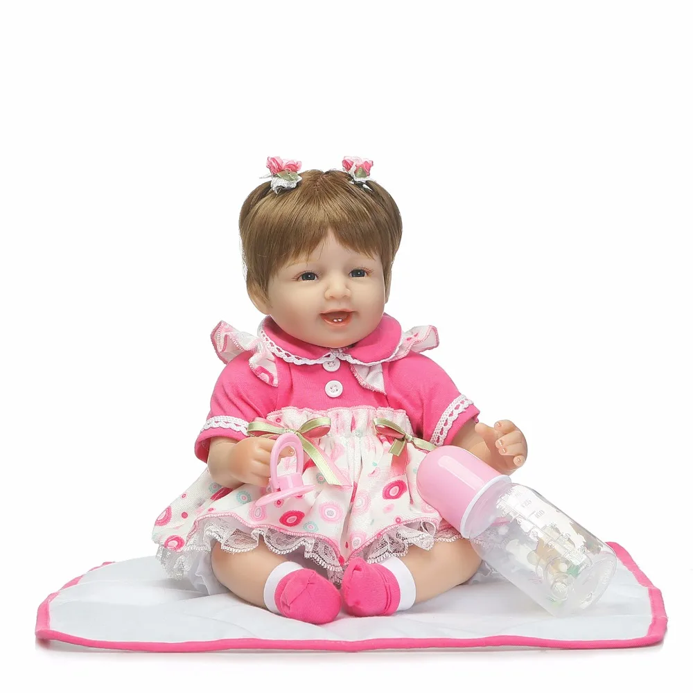 Кукла реборн NPKCOLLECTION Реалистичная мягкая нежная на ощупь милая премиум