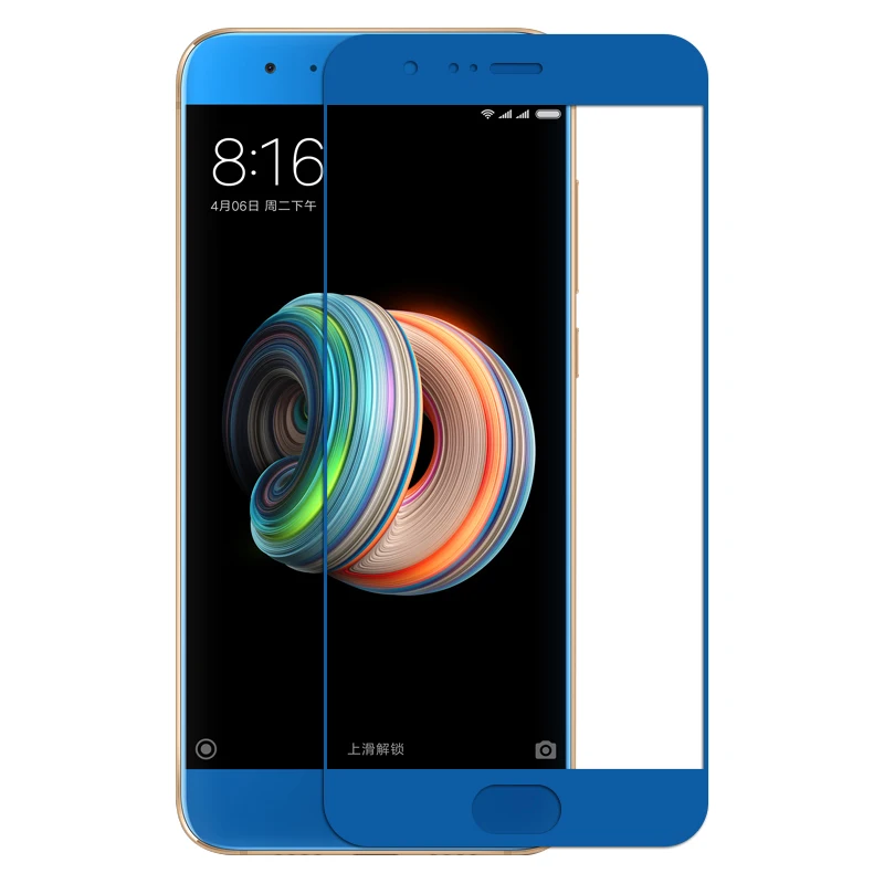 3D закаленное стекло для Xiaomi Mi Note 3 Полное покрытие экрана Взрывозащищенная