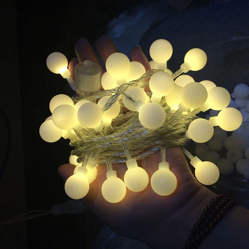 Grnflash 10 м 100LED шаровая гирлянда изменяемый цвет 8 моделей Сказочная на Рождество