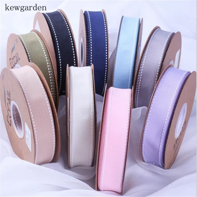 

Kewgarden оптовая продажа, 38 мм, 25 мм, 9 мм, пунктирная льняная белая фотолента, фотолента, лента для упаковки бантов своими руками, 100 ярдов