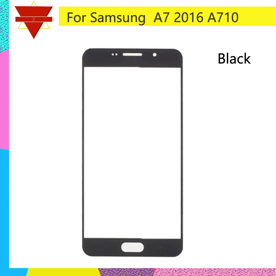 A710 внешний стеклянный сенсорный экран для Samsung Galaxy A7 2016 A710F A710M A710H lcd Передний