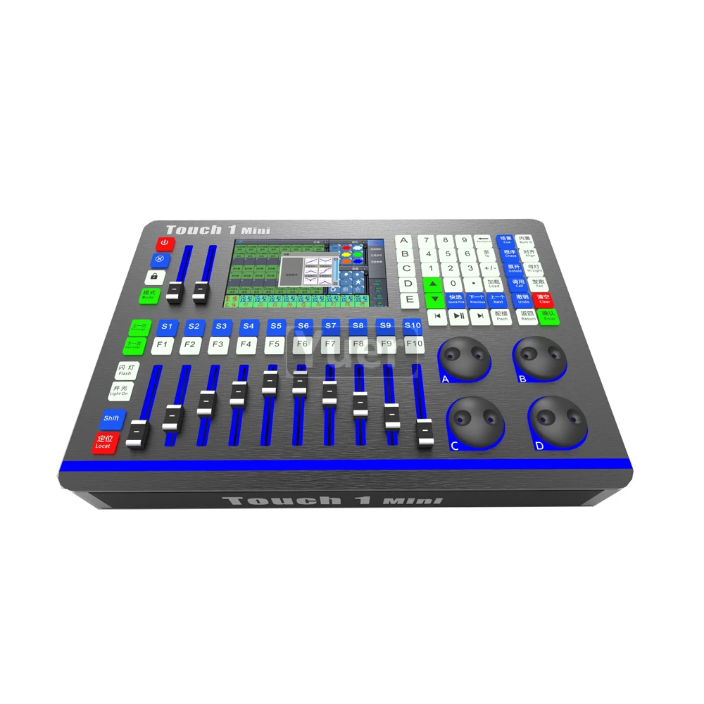 Диско сенсорный 1 мини DMX консоль сценическое освещение DJ оборудование контроллер для светодиодный Par движущаяся голова прожекторы музыкальный контроллер