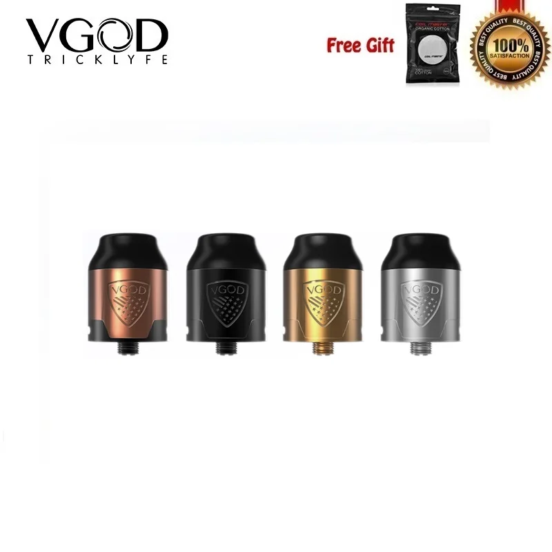Оригинальный VGOD Elite RDA Vape Tank 24 мм перестраиваемый распылитель 2 мл для Vgod Pro Mech Mod VS