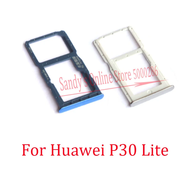 Новый держатель лотка для sim-карты адаптер считывания слотов Huawei P30 Lite P30lite гнездо