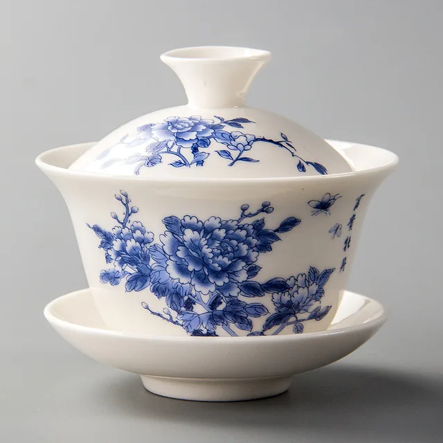 Китайский чайный набор элегантные чайные чашки Gaiwan 120 мл традиционная