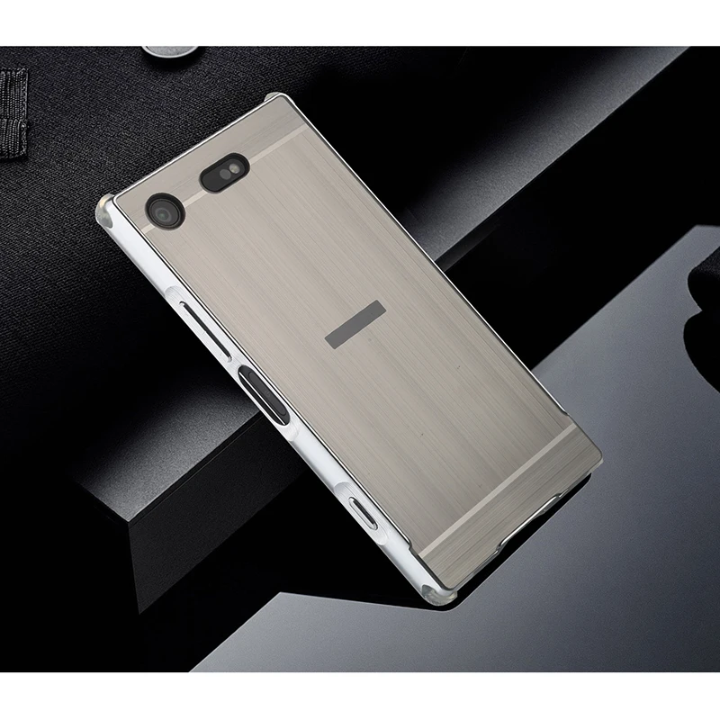 Роскошный чехол для sony Xperia XZ1, компактный металлический алюминиевый каркас, Ультратонкий Пластиковый чехол для sony XZ1 Compact