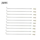 Спицы JQORG для электровелосипеда, 13 г, оцинкованные спицы для изготовления колес электровелосипеда, 45 #, стальной материал, диаметр 2,2 мм, длина 30-310 мм