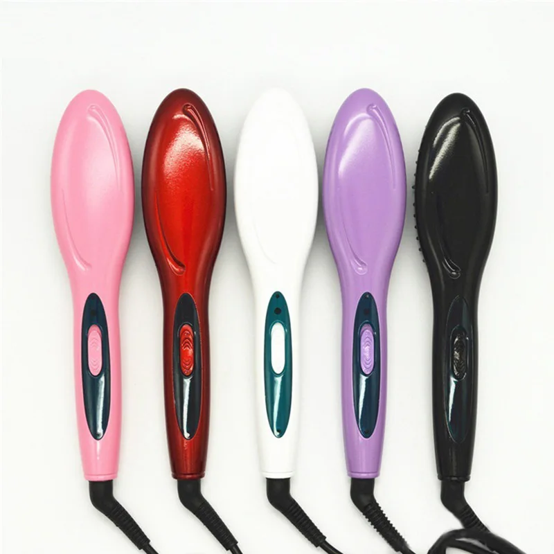 Горячая Распродажа железная керамическая расческа для прямых волос