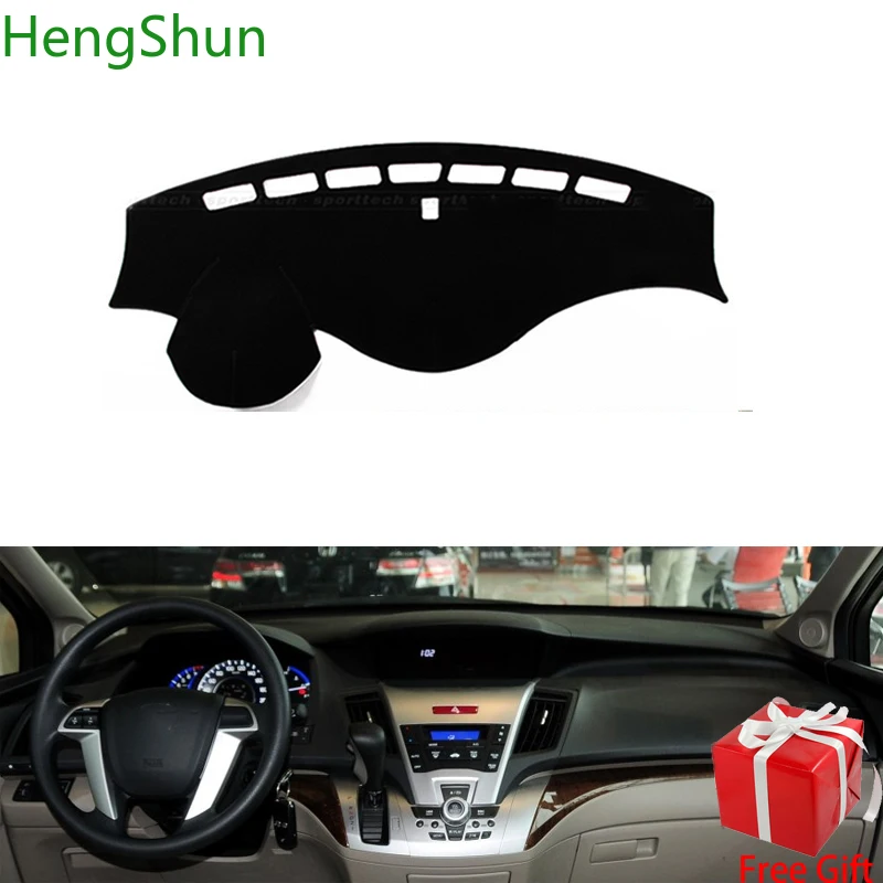 Для Honda odyssey 2009 2010 2011 2012 2014 Автомобильный Стайлинг Даш коврик наклейка на